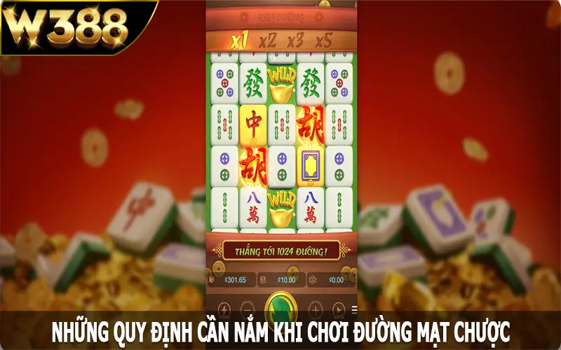 Những quy định cần nắm khi chơi đường mạt chược